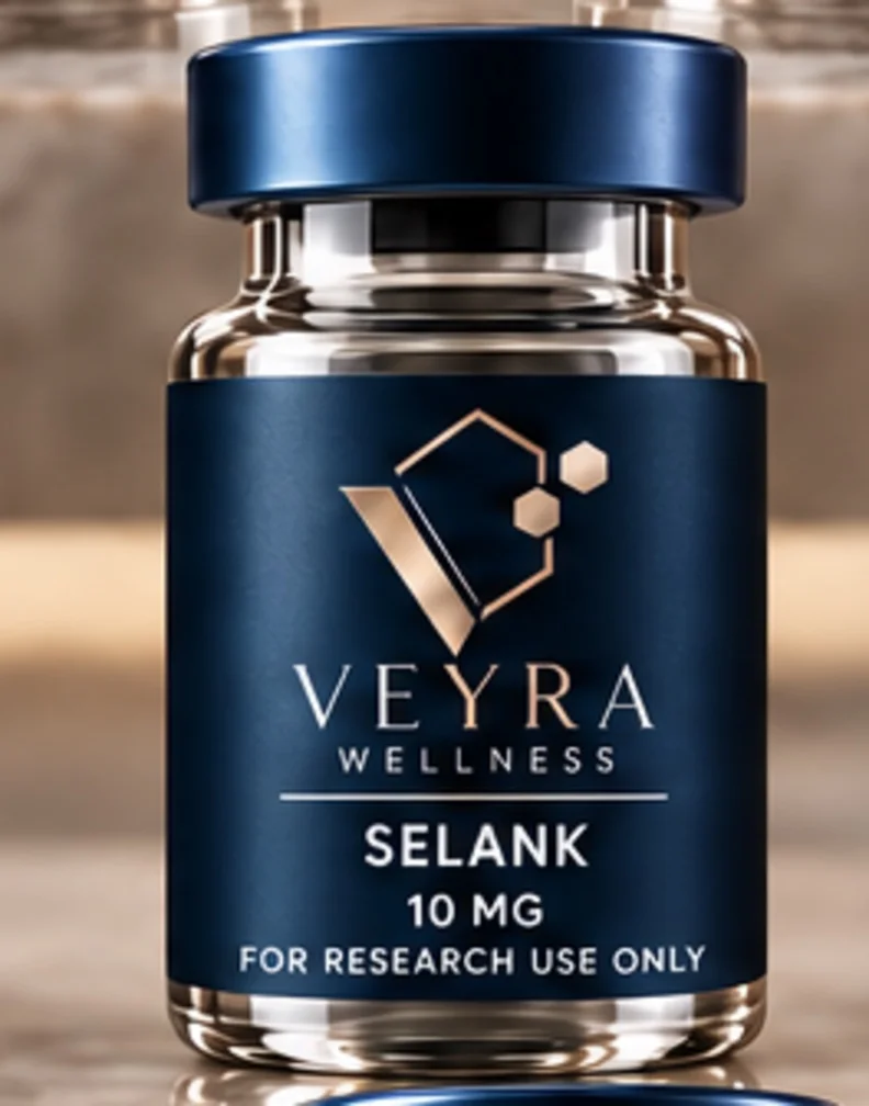 Selank research vial